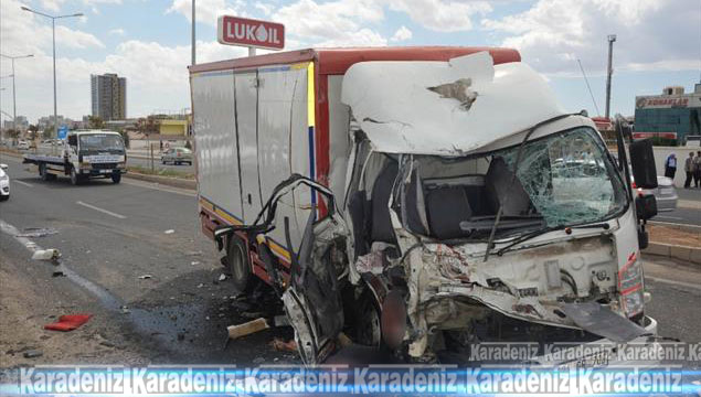 Diyarbakır’da feci kaza: 1 ölü, 7 yaralı