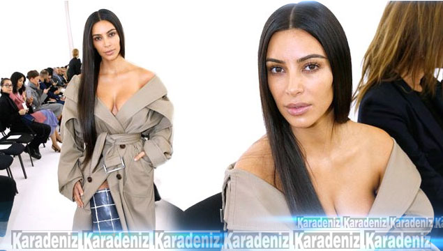 Kim Kardashian paris moda haftasına katıldı