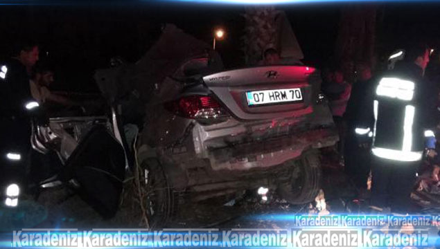 Gazipaşa’da kaza: 3 ölü, 1 yaralı
