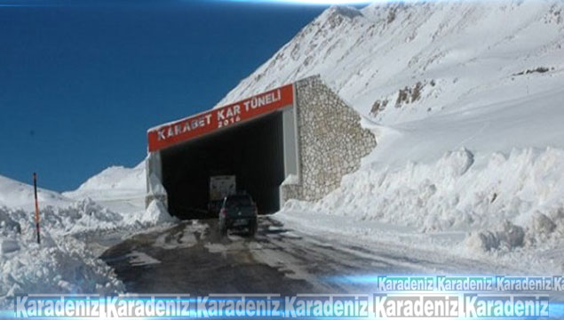 Türkiye'nin ilk prefabrik kar tüneli açıldı
