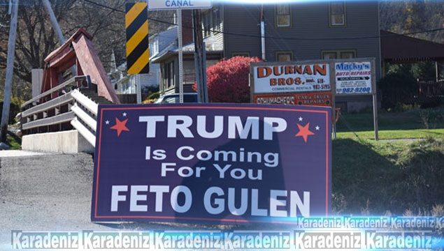 Pensilvanya'da "Trump senin için geliyor FETO Güle