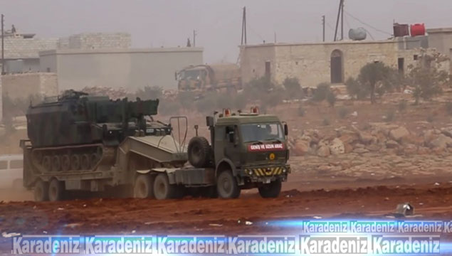 Türk tankları El Bab sınırında