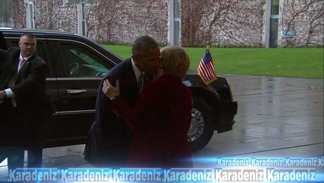 Obama, Merkel ile görüştü