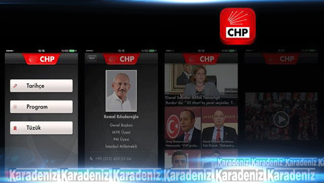 CHP'nin mobil uygulaması yenilendi