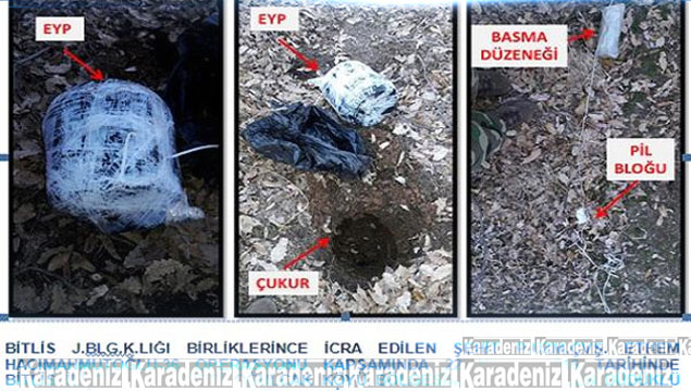 Bitlis'te el yapımı patlayıcı imha edildi