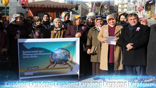 AK Partili kadınlardan şiddet bildirisi