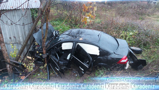 Samsun'da feci kaza: 1 ölü, 3 yaralı