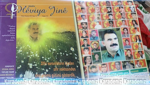 HDP takvimde PKK'lı teröristleri kullanmış