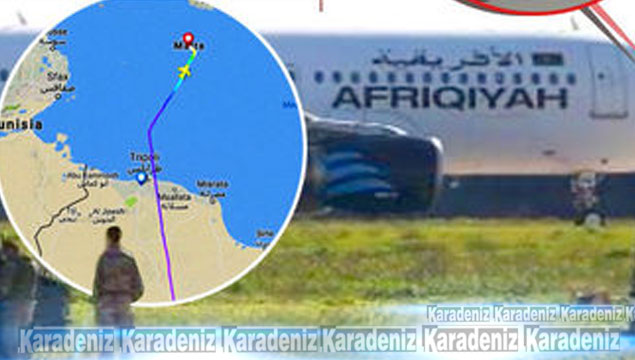  Libya uçağı kaçırıldı!