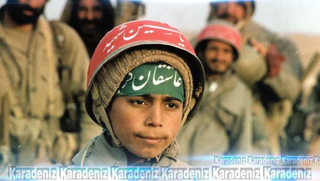 İran çocukları tatbikatta kullandı!