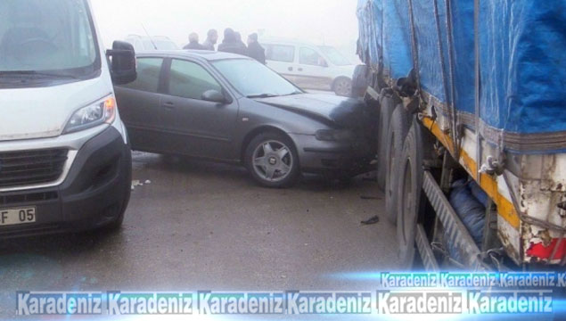 Konya'da 32 araç birbirine girdi