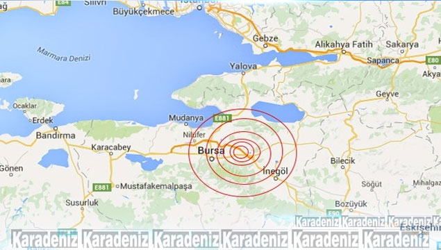 Bursa'da korkutan deprem!