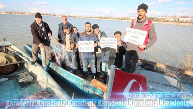 Balıkçılardan protesto 