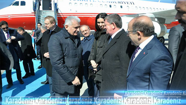 Başbakan Binali Yıldırım Trabzon'a geldi 