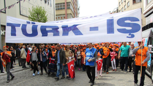 1 Mayıs Trabzon’da böyle kutlandı