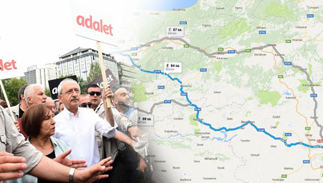 Kılıçdaroğlu 404 kilometrelik yol yürüyecek