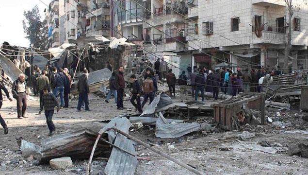 Esed yine sivilleri hadef aldı: 16 ölü