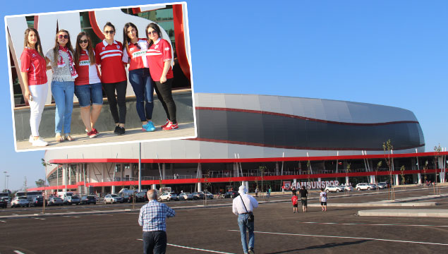 Samsunspor yeni stadına kavuştu