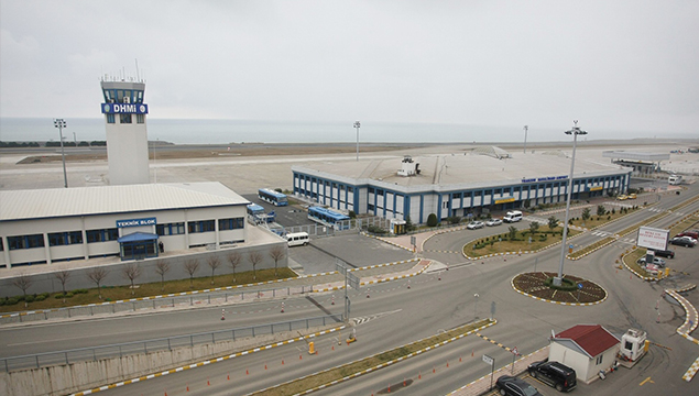 Trabzon Havalimanı pistinde tadilat