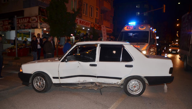 Bafra'da trafik kazası: 1 yaralı 