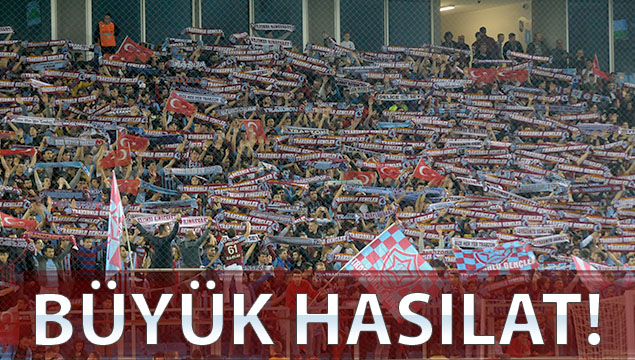 Trabzonspor'dan çılgın hasılat! 