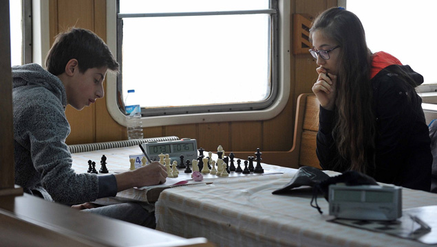 Gemide satranç turnuvası düzenlendi!