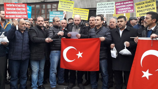 Trabzon'da C18 protestosu!