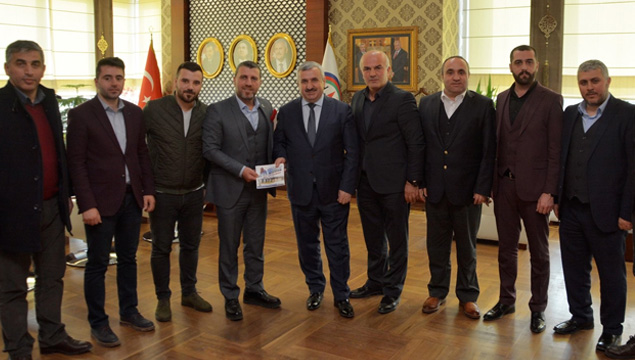 Trabzonlular Başkan Baran ‘ı ziyaret etti!