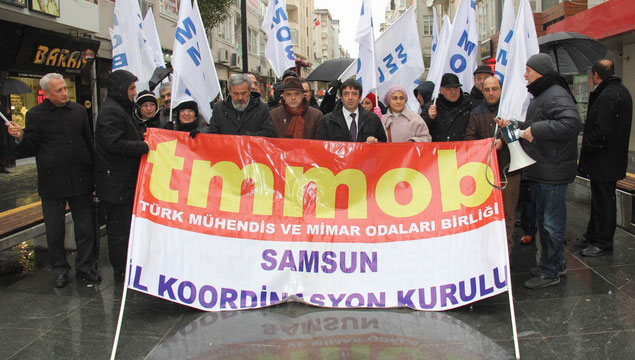 Samsun'da Torba Yasa eylemi