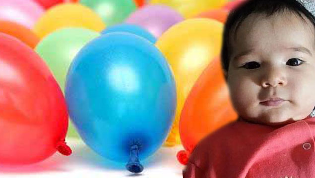 Balon patlayınca 5 aylık bebek öldü