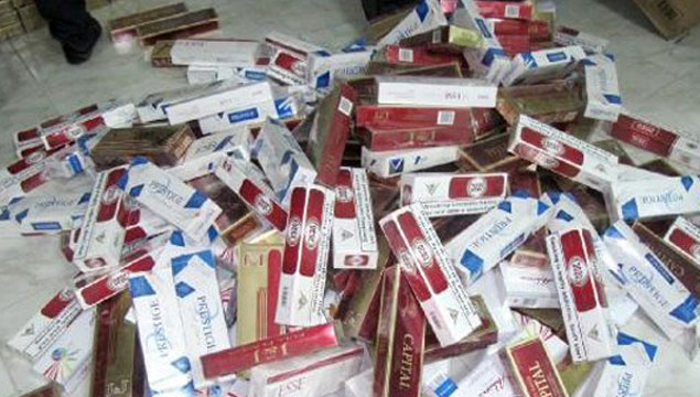 16 bin paket kaçak sigara yakalandı