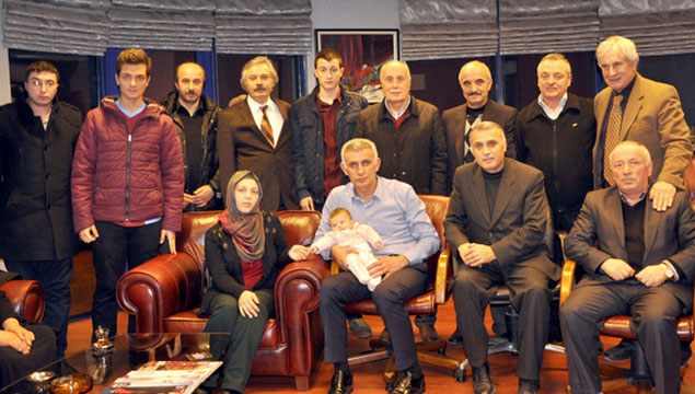 Şehit ailesi Trabzonspor'da