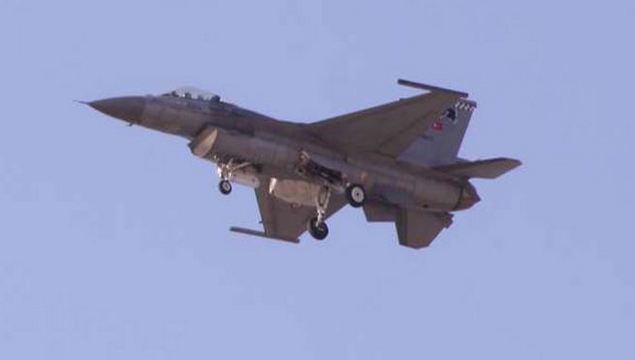 Suriye'den Türk F-16'sına taciz