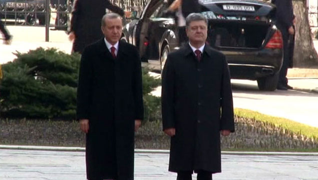 Cumhurbaşkanı Erdoğan Kiev’de