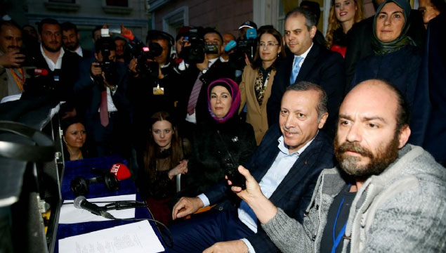 Erdoğan, ‘Filinta’nın setini ziyaret etti