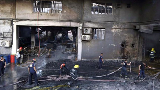 Fabrika yangını: 45 ölü, 26 kayıp