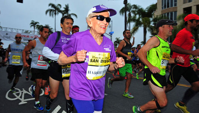 92 yaşında maraton bitirdi