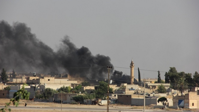 IŞİD akaryakıt istasyonunu havaya uçurdu