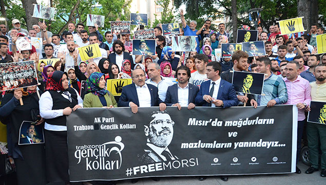 Trabzon’da Mursi eylemi