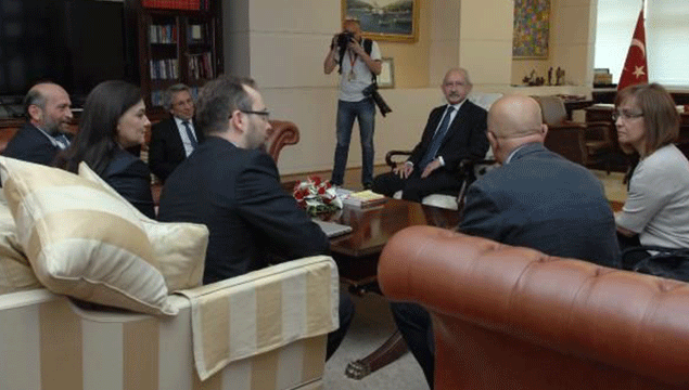 Kılıçdaroğlu, gazete heyetini kabul etti