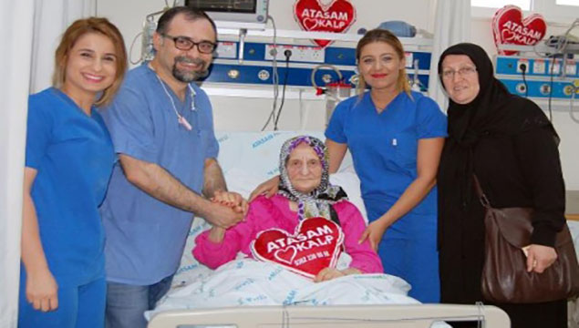  109 yaşında kalp pili taktı