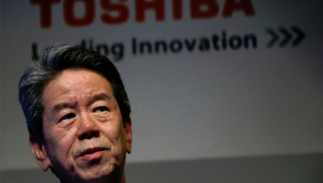 Toshiba CEO'su istifa etti