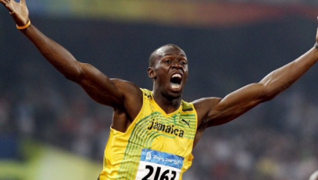 Usain Bolt'tan altın madalya