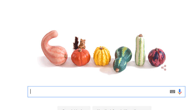 Google sonbaharı kutluyor