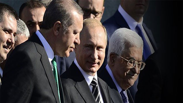 Erdoğan ve Putin cami açılışında