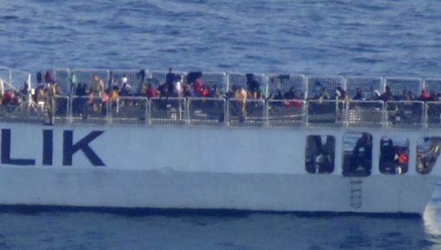 Sahil güvenlik 205 kaçak göçmen yakaladı