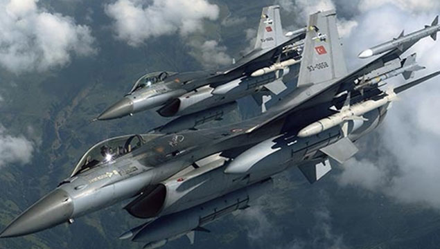 F-16'lara taciz