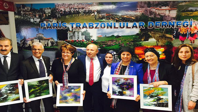 Paris'te Trabzon dayanışması