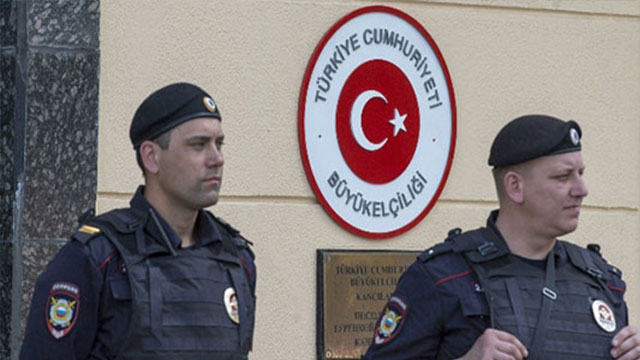 Türkiye Büyükelçiliği'ne saldırı