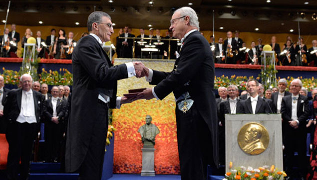 Aziz Sancar Nobel Ödülü'nü aldı